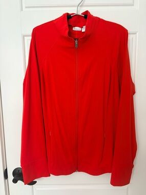 Athleta Women's Red Full-Zip Jacket